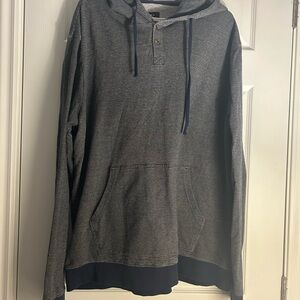 O'Neill Men's Black and Gray Hoodie